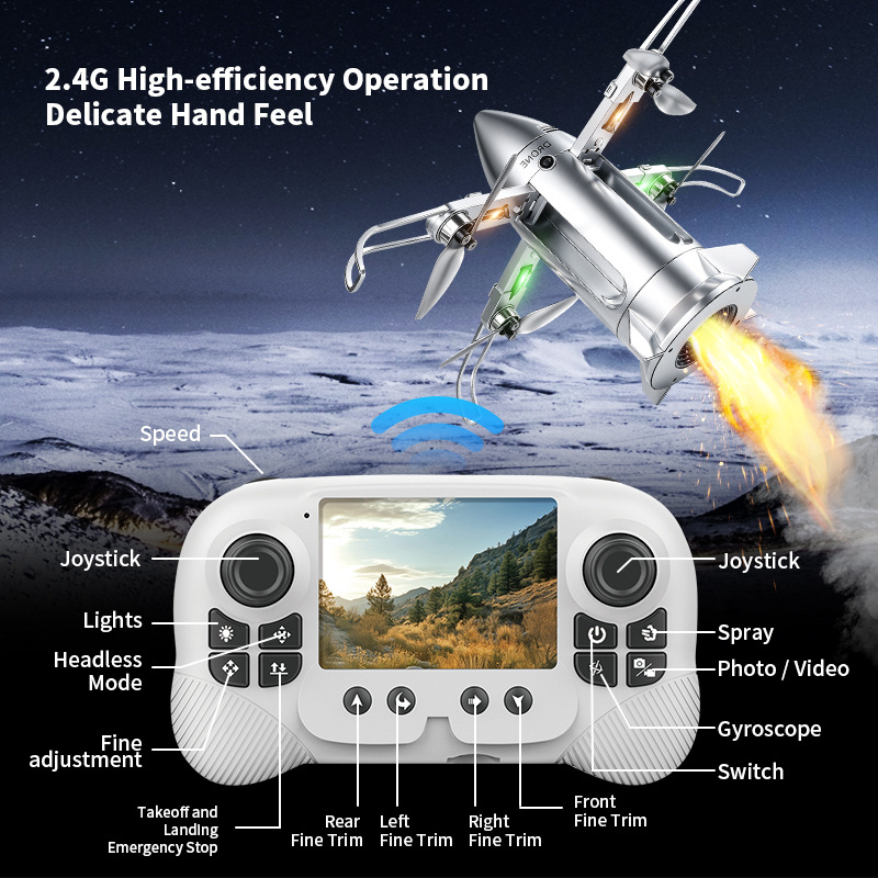 OZ X6 Rocket Drone 2.8 Inch Sc - Drone Controller Screen review and price